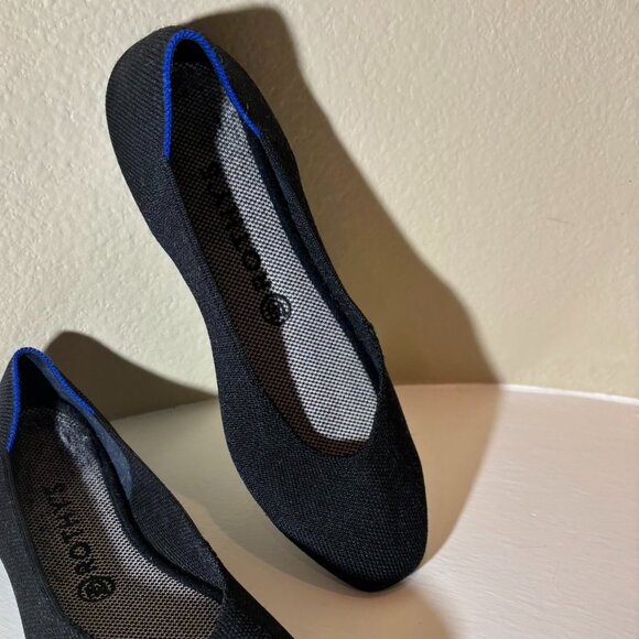 💙Rothy's Black Ballet Flat Size 9 - Picture 3 of 12